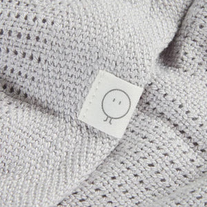 MORI Cellular Blanket - Grey-Blankets-Mint- | Natural Baby Shower