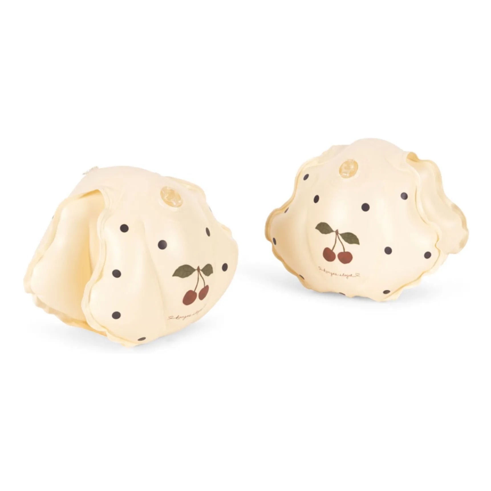 Konges Sløjd - Navy Dots Schwimmflügel | Beige