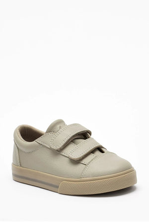 Weiter – Graue, bequeme Sportschuhe mit Klettverschluss – 21,5