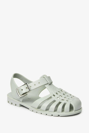 Als nächstes – Jelly Jelly Mint Green Sandalen für Mädchen – 30,5