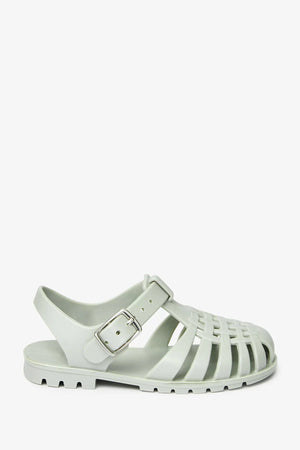 Als nächstes – Jelly Jelly Mint Green Sandalen für Mädchen – 30,5