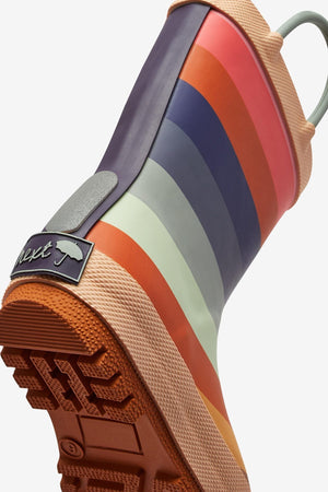 Weiter – Weiche Regenbogen-Winter- und Regenstiefel für Mädchen – 25,5