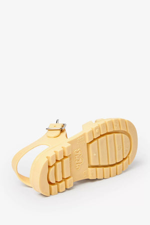 Weiter – Jelly Jelly Hellgelbe Sandalen für Mädchen und Jungen – 29