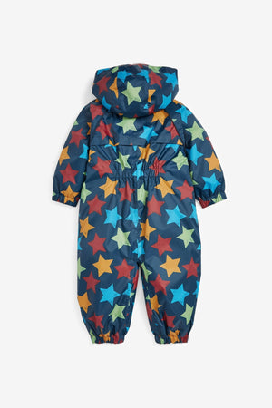 Als nächstes – Polargefütterter Kinderregenmantel mit Sternenmuster – 3–6 Monate