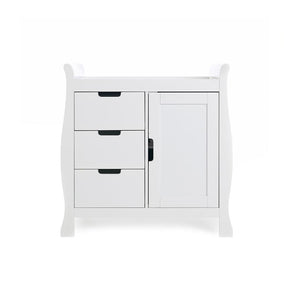 Obaby Stamford Luxe 3 Piece Room Set - White-Nursery Sets- | Natural Baby Shower