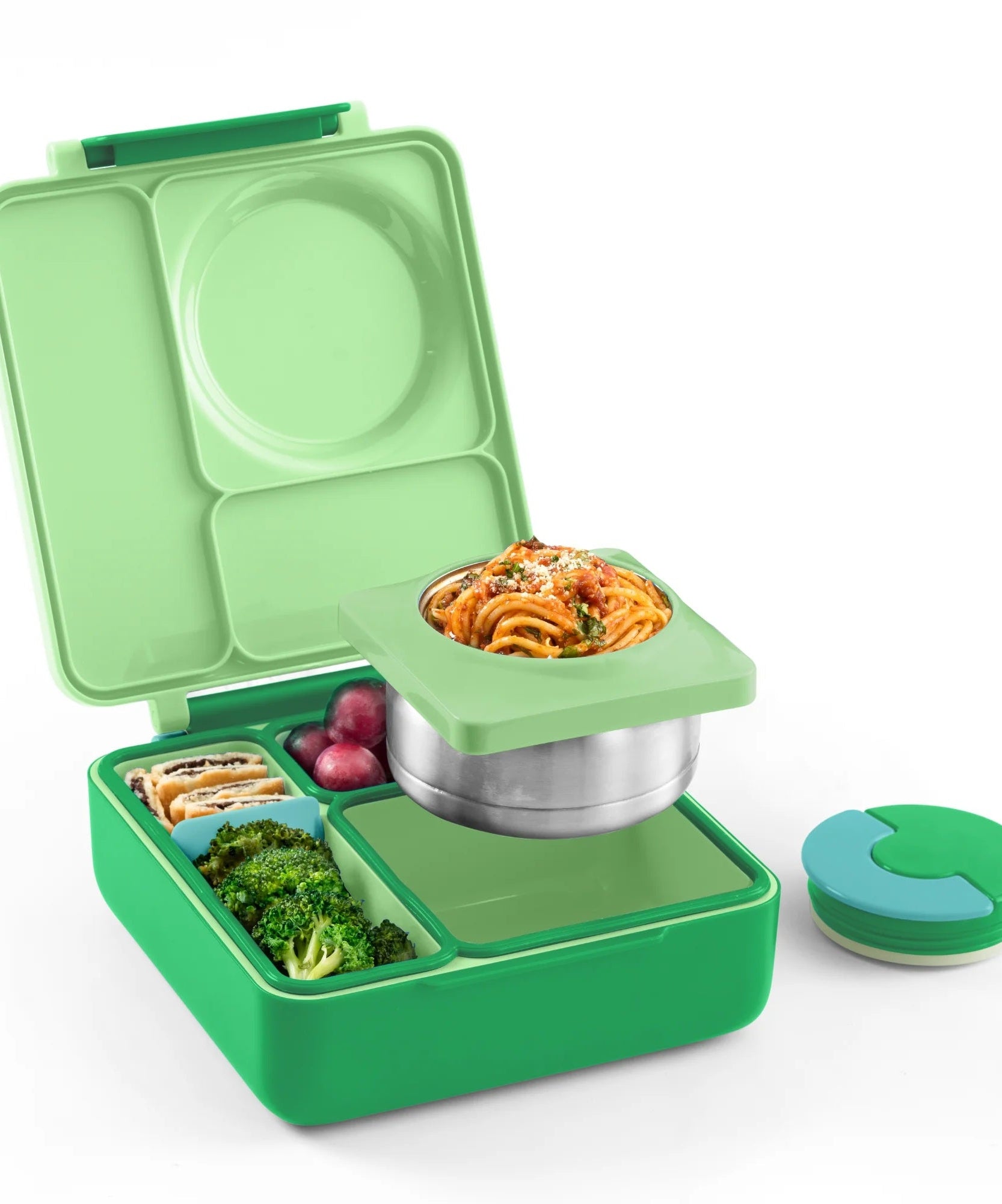 Omiebox - Isı Yalıtımlı Elma Yeşili Bento Yemek Kutusu