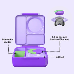 Omiebox - Isolierte Bento-Lunchbox in Lila