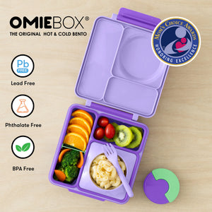 Omiebox - Isolierte Bento-Lunchbox in Lila