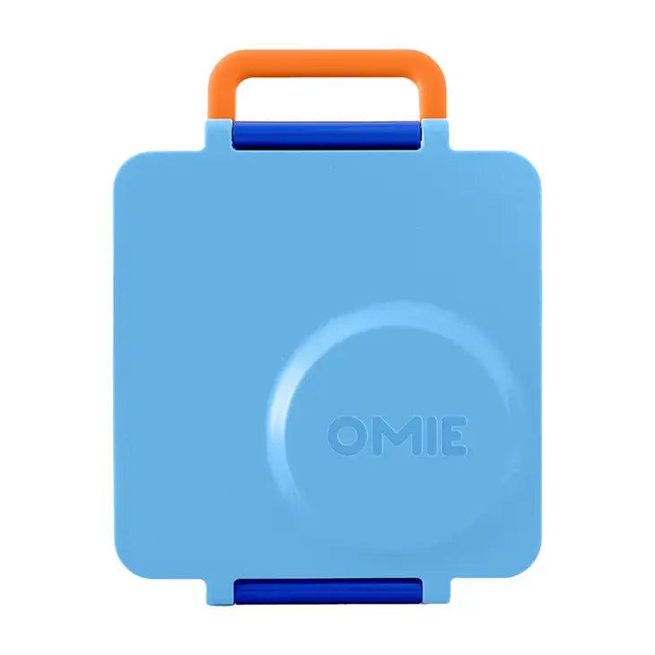 OmieBox - Isolierte blaue Bento-Lunchbox