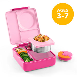 Omiebox - Isolierte Peri-Pink Bento Brotdose