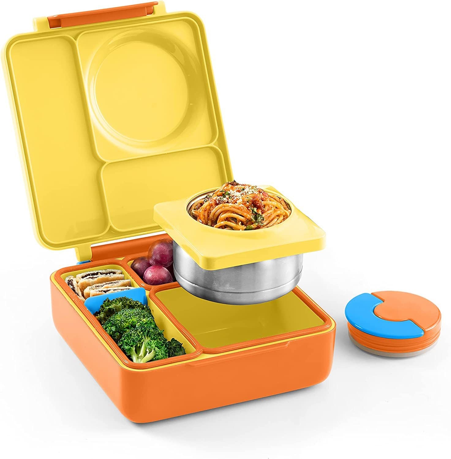 OmieBox Thermoisolierte gelbe Bento-Lunchbox
