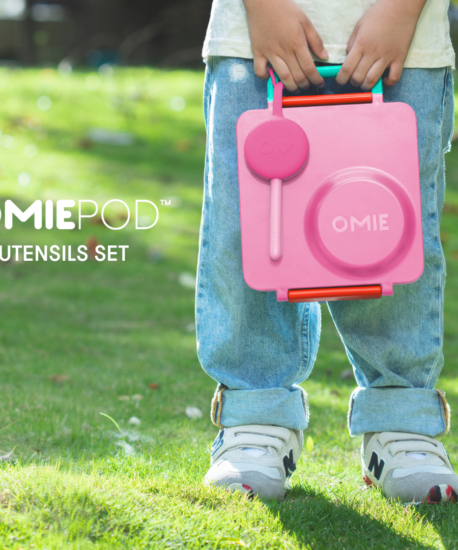 Omiebox - OmiePod Balon Pembesi Silikon Çatal ve Kaşık Seti