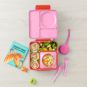 Omiebox - OmiePod Besteckset aus Silikon, Gabel und Löffel