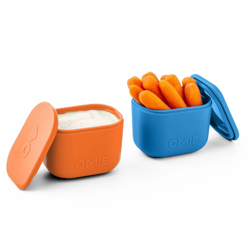 Omiebox - UP Bento Box Innere Behälter 2er Set Blau/Orange