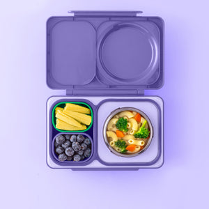 Omiebox - UP Bento Box Innenbehälter 2er Pack Lila/Grün