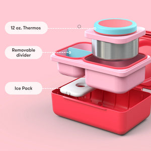Omiebox - UP Isolierte 2. Generation Kirschrosa Bento Brotdose
