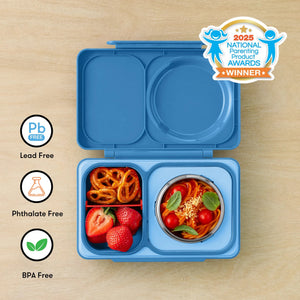 Omiebox - UP Isolierte Bento-Lunchbox der 2. Generation, Cosmic Blue