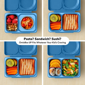 Omiebox - UP Isolierte Bento-Lunchbox der 2. Generation, Cosmic Blue