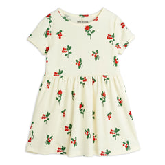 Mini Rodini - Bio-Baumwolle Blumenkleid | Ecru