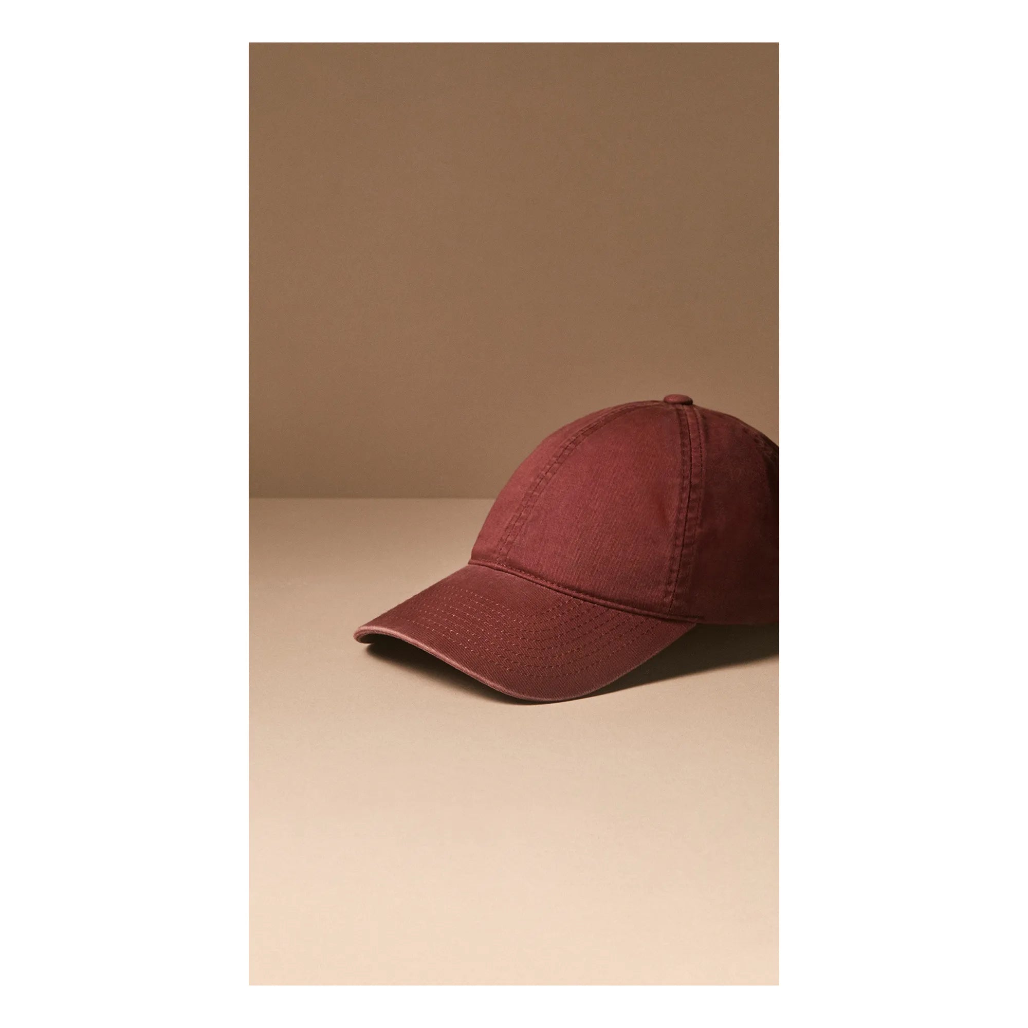 Varsity Headwear - Organisch gewaschene Baumwoll Legacy Soft Cap | Bordeaux
