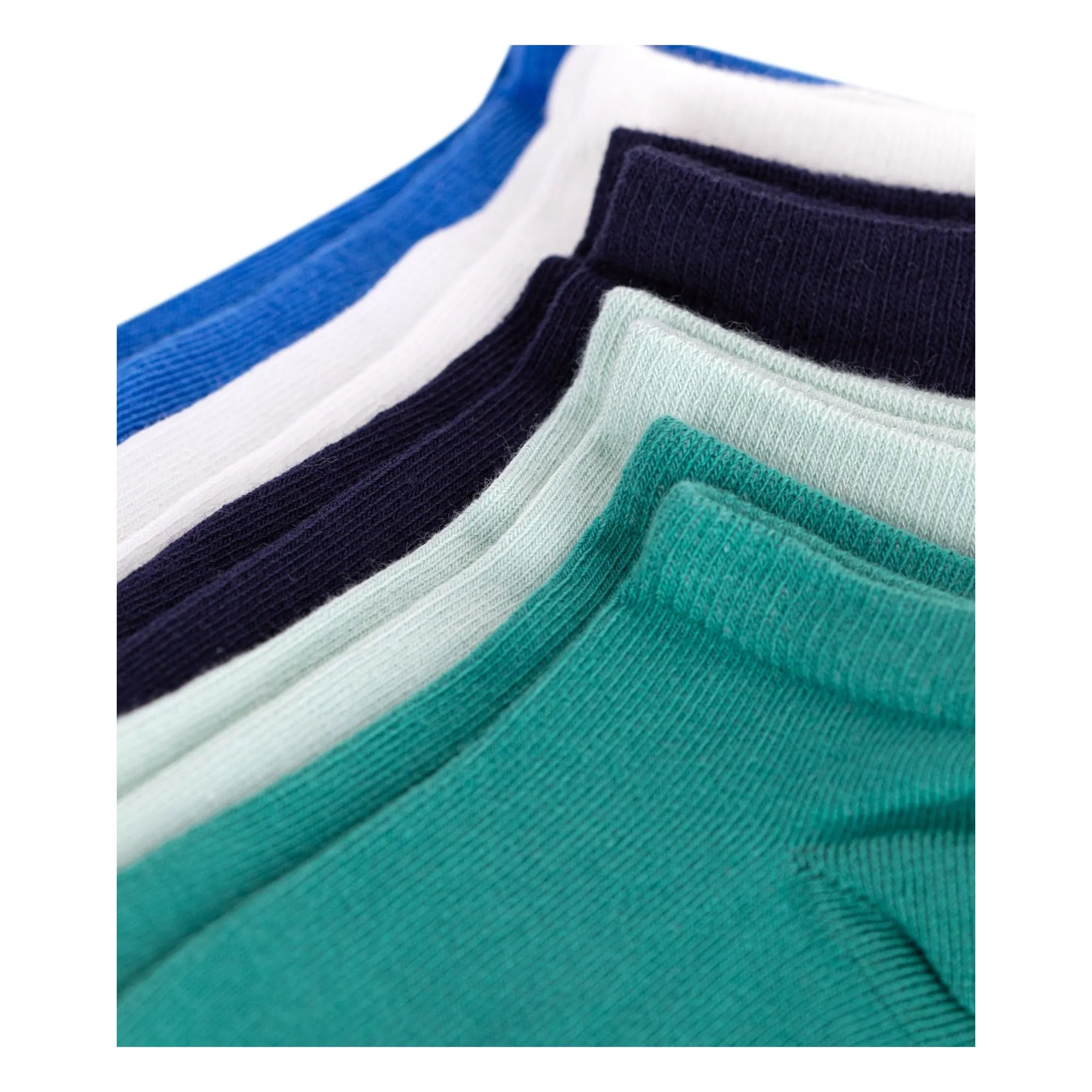 Petit Bateau - 5 Paar Sneakersocken | Grün