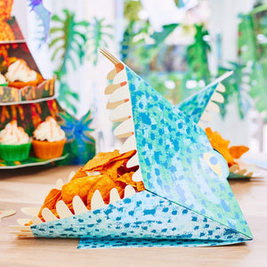 Party Pieces – Explorer Dino Party-Leckerli-Tablett aus Papier