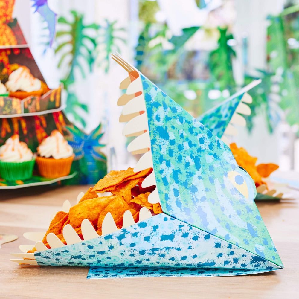Party Pieces – Explorer Dino Party-Leckerli-Tablett aus Papier