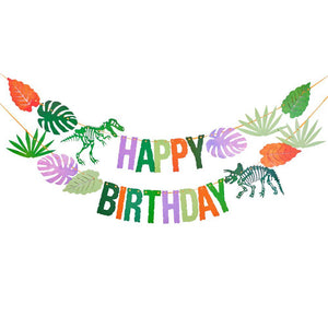 Party-Stücke – Explorer-Dino-Party-Happy-Birthday-Hängeornament