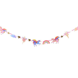 Party-Stücke – Einhorn-Hängeornamente, 3 Meter lang