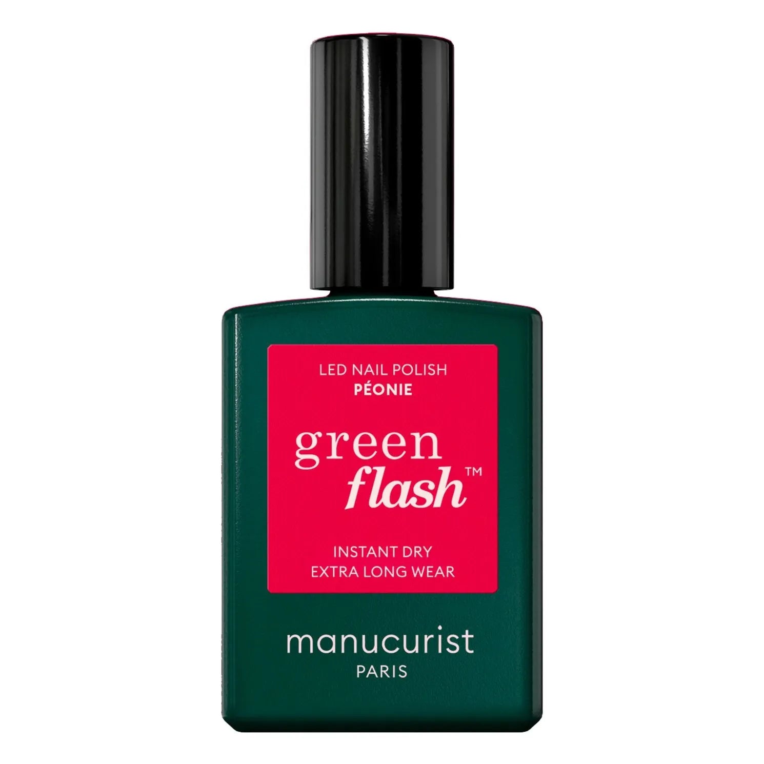 Manucurist – Peony Green Flash Semi-Permanenter Nagellack – 15 ml