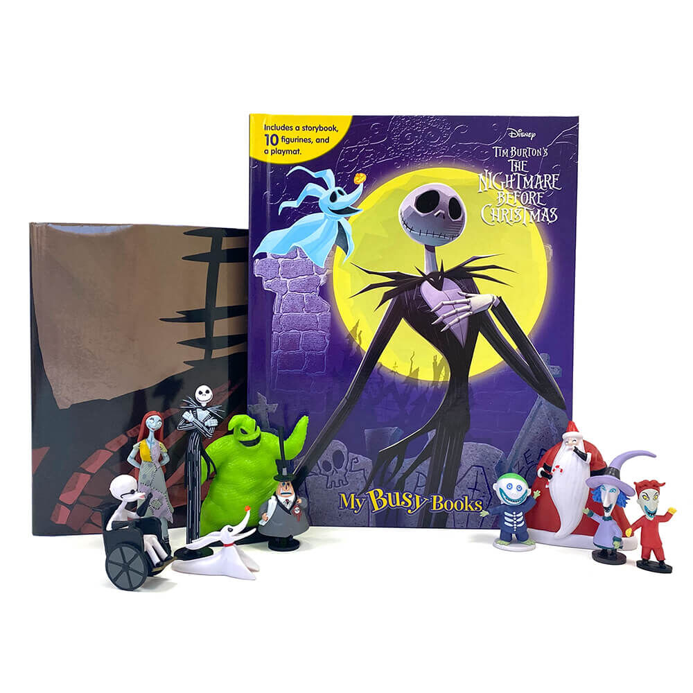 Phidal - Disney The Nightmare Before Christmas Englisches Aktivitäts- und Geschichtenbuch