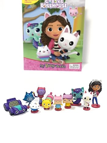 Phidal - Gabby's Dollhouse Englisches Aktivitäts- und Geschichtenbuch