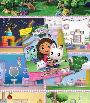 Phidal - Gabby's Dollhouse Englisches Aktivitäts- und Geschichtenbuch