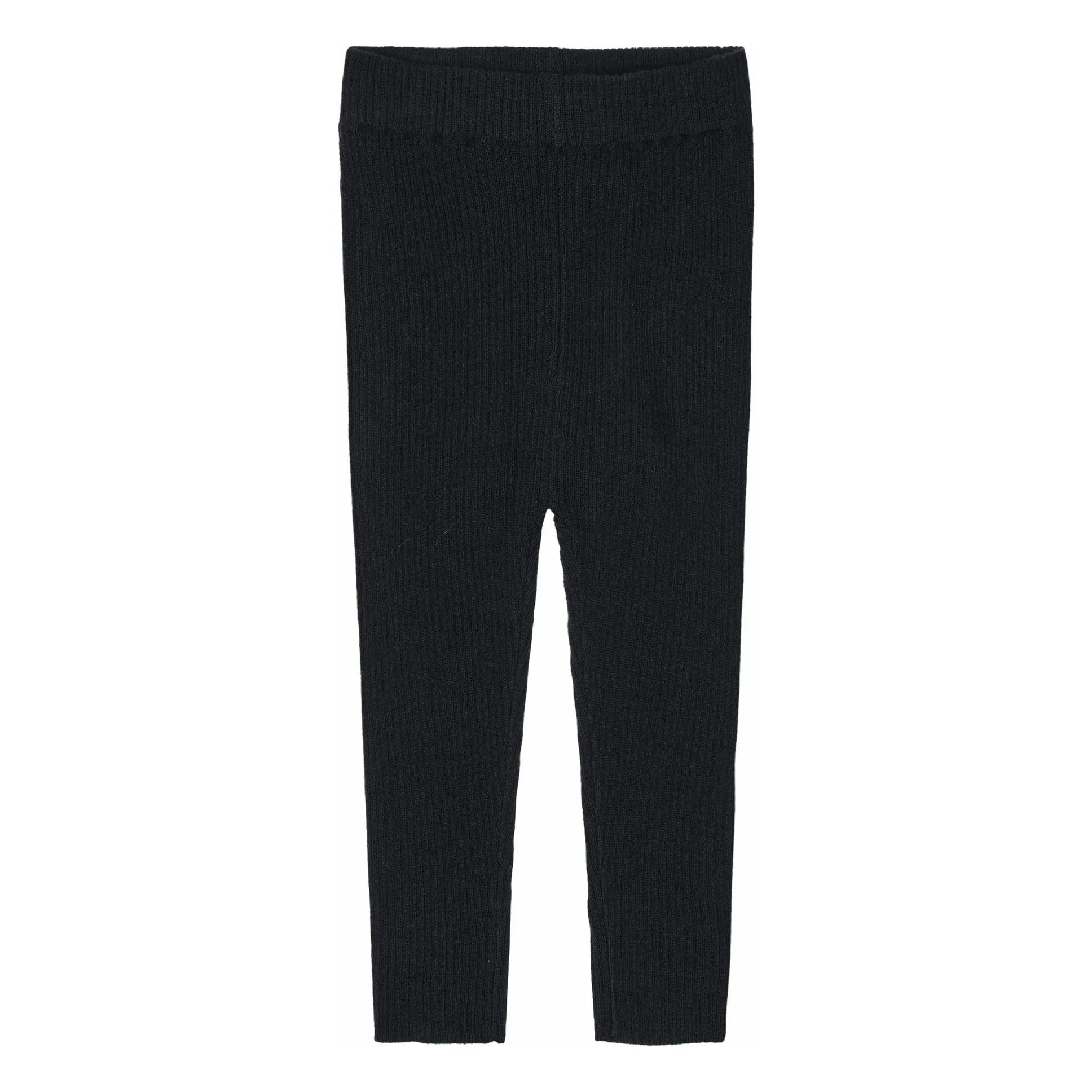 FUB – Leggings aus glatter Merinowolle | Marineblau