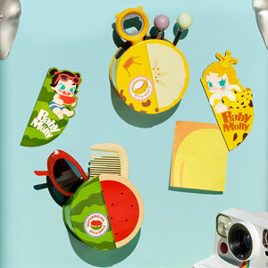 Pop Mart - Original Baby Molly Fruchtgeschmack Serie Magnetverschluss Blind Box Aufbewahrungsset