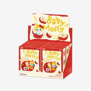 Pop Mart - Original Baby Molly Fruchtgeschmack Serie Magnetverschluss Blind Box Aufbewahrungsset