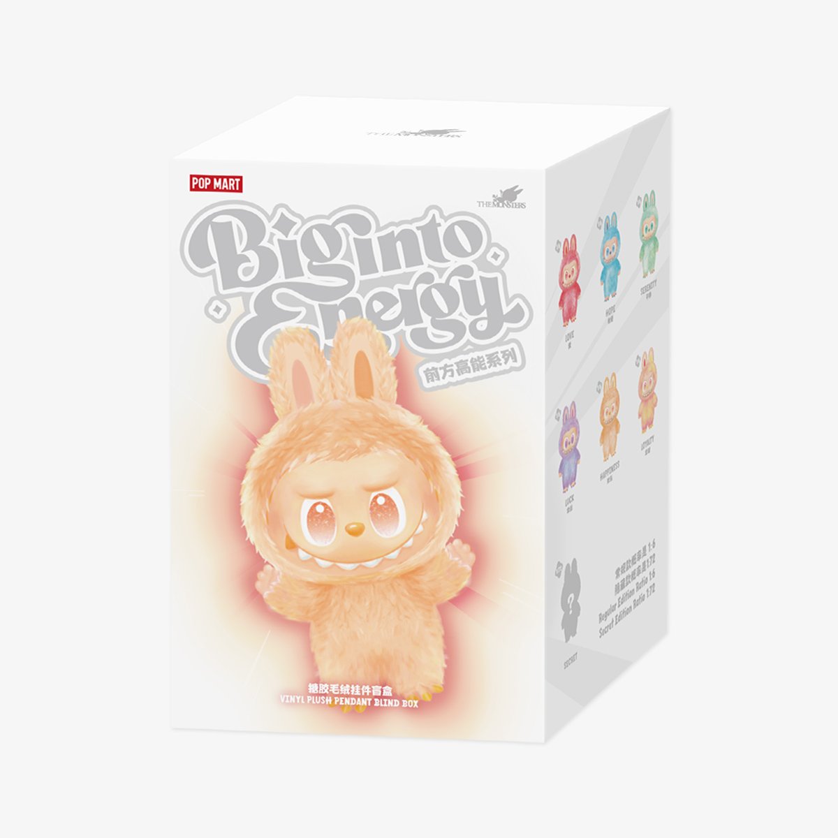 Pop Mart - Original Big Into Energy Serie Vinyl Plüschpuppe Überraschungs-Blindpack
