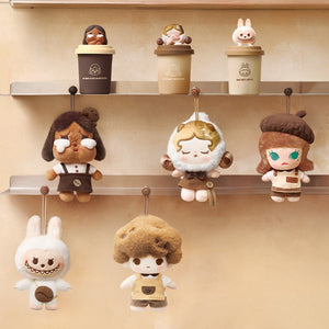 Pop Mart - Original Bean Coffee Factory Plüschtier Überraschungs-Blindpack