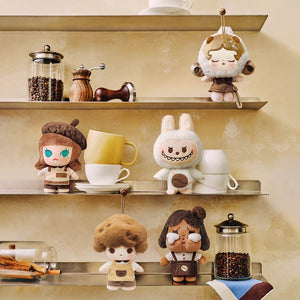 Pop Mart - Original Bean Coffee Factory Plüschtier Überraschungs-Blindpack