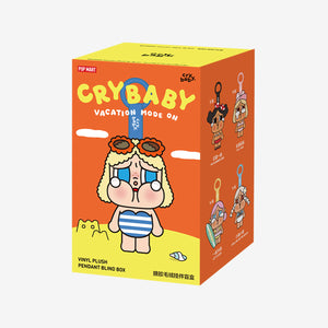 Pop Mart - Original Crybaby Vacation Mode On Serie Vinyl Plüsch Puppe Überraschungs-Blindpack