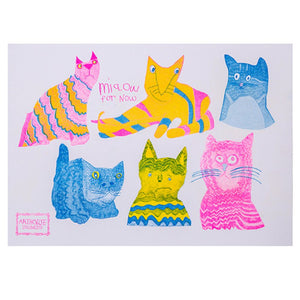 Portico Designs - Arthouse Unlimited Miaow A5 Hardcover Notizbuch