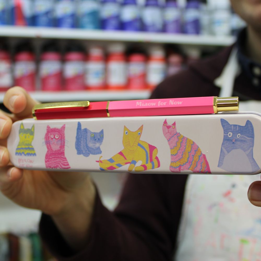 Portico Designs - Arthouse Unlimited Miaow Kugelschreiber mit Box