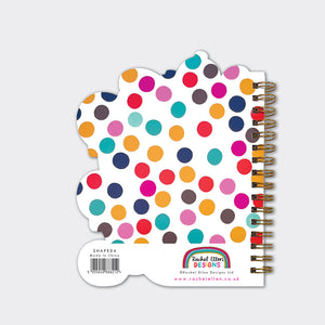 Rachel Ellen - Notizbuch mit Spiralbindung und gepunktetem Hunde-Design