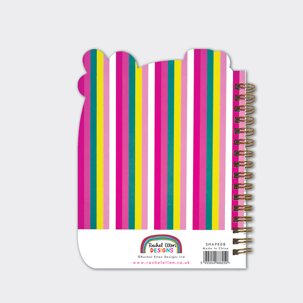 Rachel Ellen - Flamingo Notizbuch mit Spiralbindung