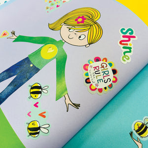 Rachel Ellen - Grl Pwr Sticker-Kulisse Mal- und Aktivitätenbuch