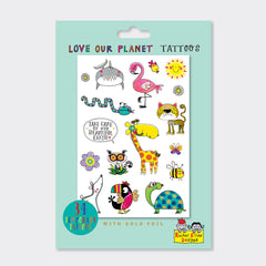 Rachel Ellen - Love Our Planet Temporäre Kindertattoos