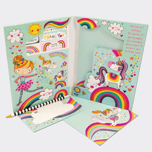 Rachel Ellen – Magisches Regenbogen-Abenteuer Briefpapier-Set