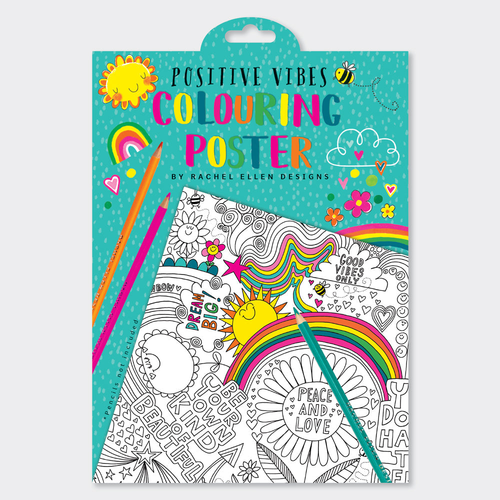 Rachel Ellen - Positive Vibes Bastel- und Malplakate