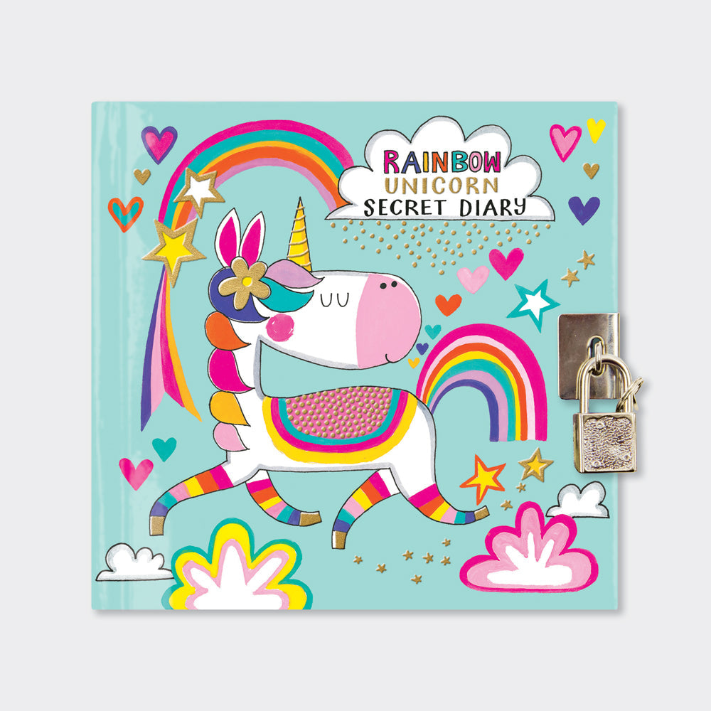 Rachel Ellen - Rainbow Einhorn Abschließbares Geheimtagebuch