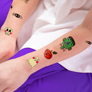 Rachel Ellen - Spooky Halloween Temporäre Tattoos für Kinder